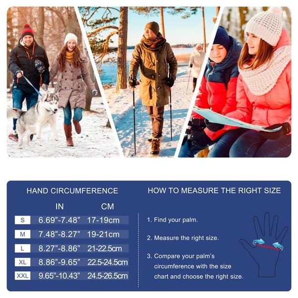 🔥OSTATNI DZIEŃ - 49% ZNIŻKI🔥na Zimowe Rękawice Narciarskie dla kobiet i mężczyzn