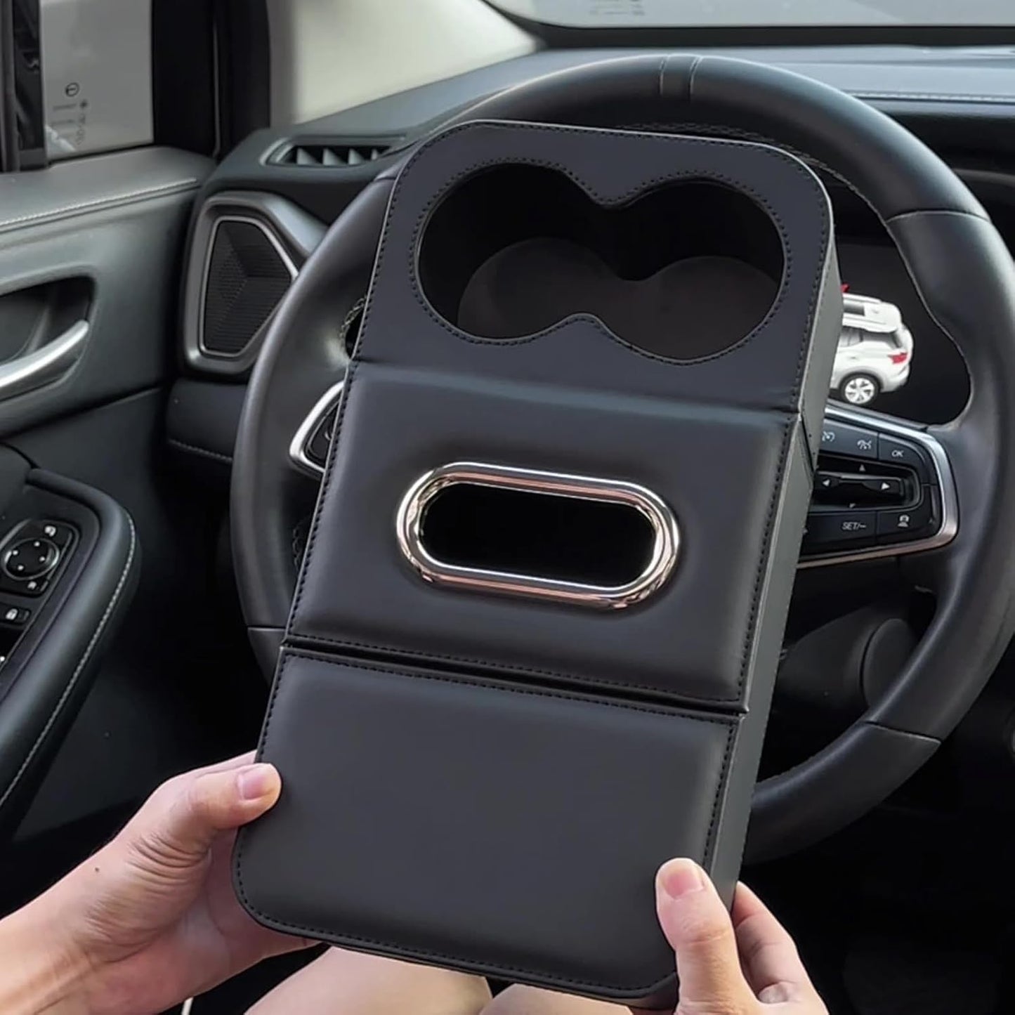 Wielofunkcyjna mata podłokietnikowa ze skóry PU