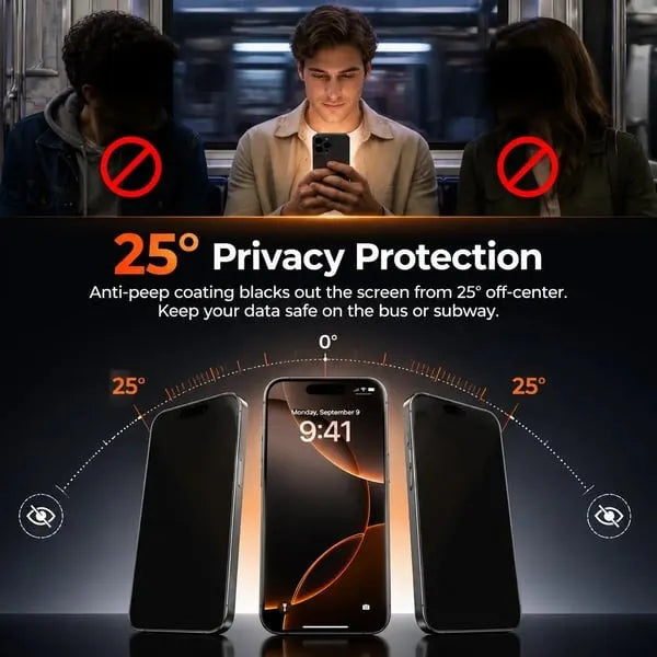 Dwuczęściowa ochrona ekranu PandaShield do iPhone'a