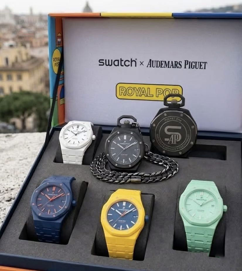 Zegarki kieszonkowe i naręczne Swatch & Audemars Piguet