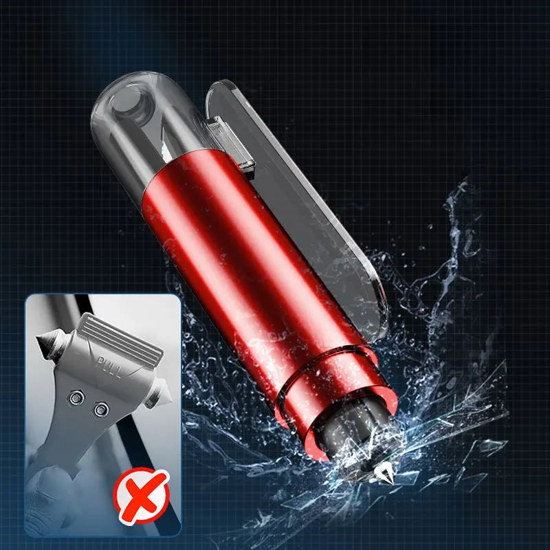 【Kup 1, dostaniesz 1 gratis】2-w-1 narzędzie awaryjne samochodowe z nożycą do pasów bezpieczeństwa i wyłamkiem okien