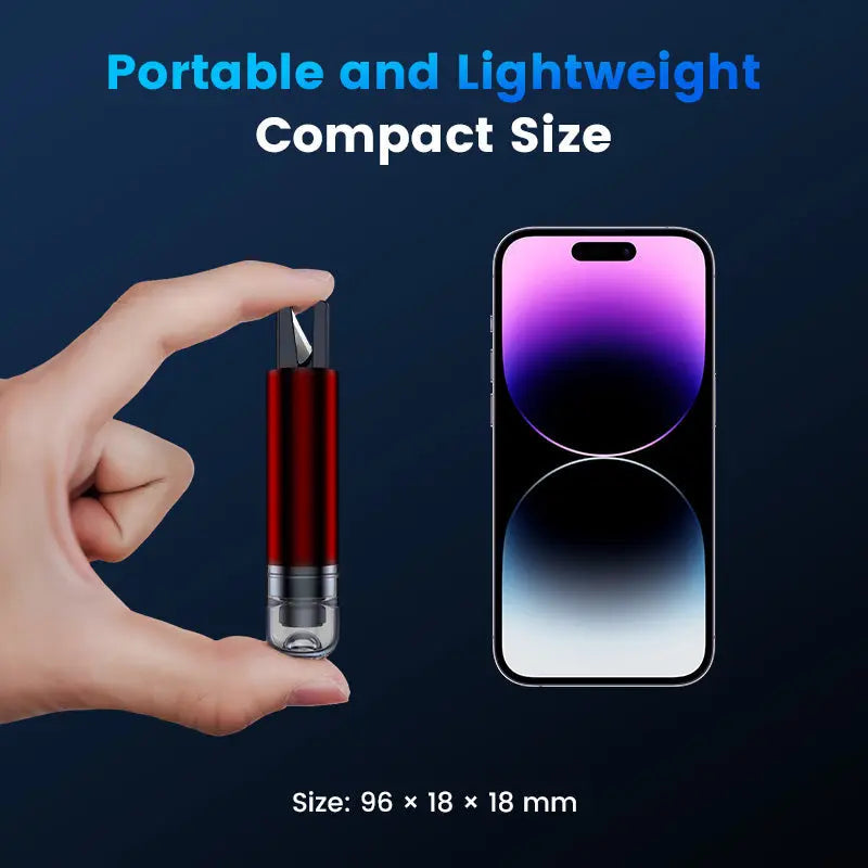 【Kup 1, dostaniesz 1 gratis】2-w-1 narzędzie awaryjne samochodowe z nożycą do pasów bezpieczeństwa i wyłamkiem okien