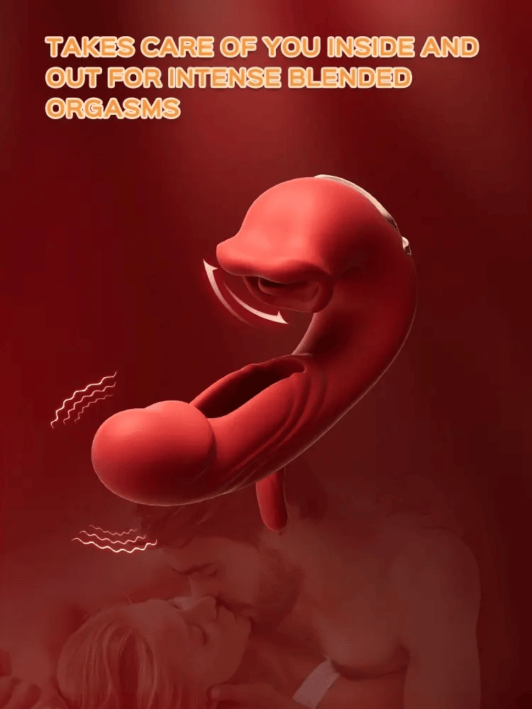 💥Nowość w sprzedaży 2026 💞 7 trybów wibracji i 5 trybów kołysania - wibrator do stymulacji punktu G