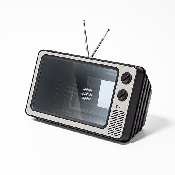 📺Powiększacz do telefonu komórkowego – Retro 3D wzmacniacz telewizora HD
