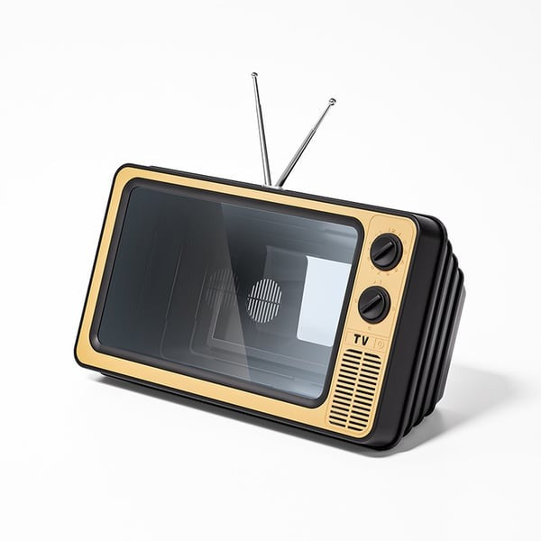 📺Powiększacz do telefonu komórkowego – Retro 3D wzmacniacz telewizora HD